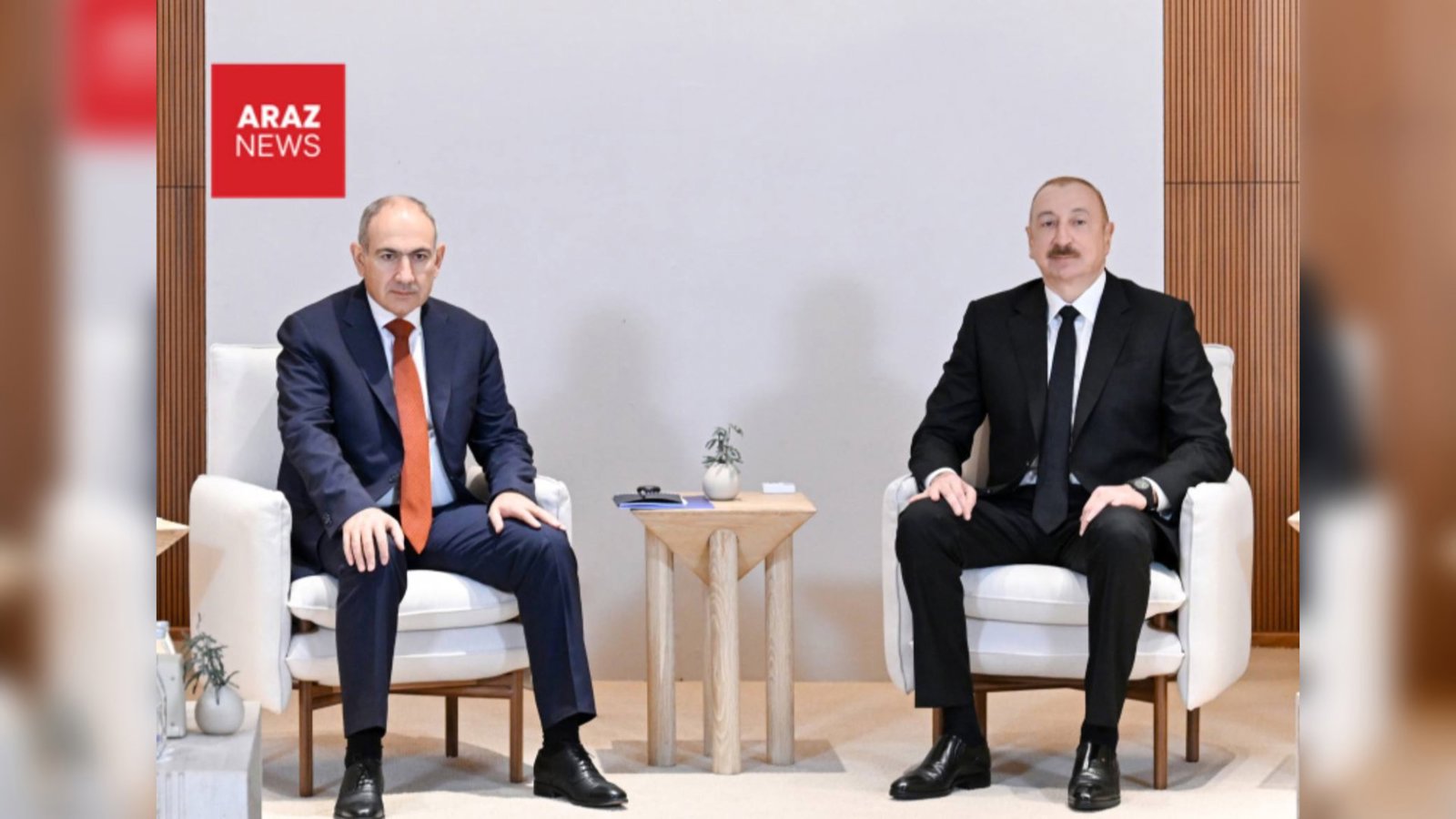 دیدار الهام علی‌اف و نیکول پاشینیان در ابوظبی