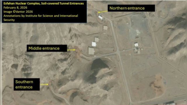   دفن کامل ورودی‌های مجموعه تونلی هسته‌ای اصفهان