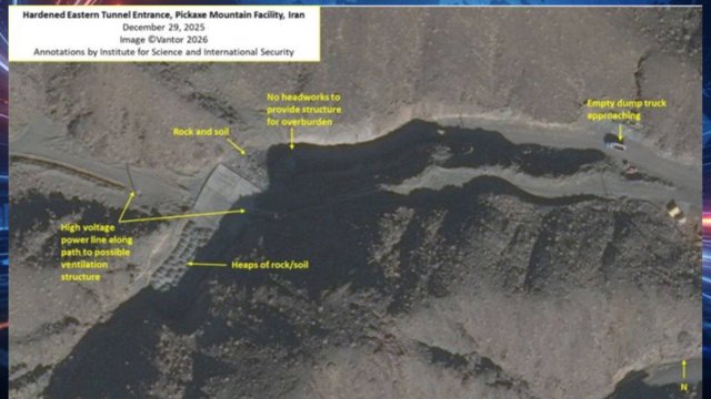 Yeni peyk görüntüləri İranda həssas tunel kompleksinin sürətləndirilmiş gücləndirilməsi və təhlükəsizliyinin təmin edilməsindən xəbər verir
