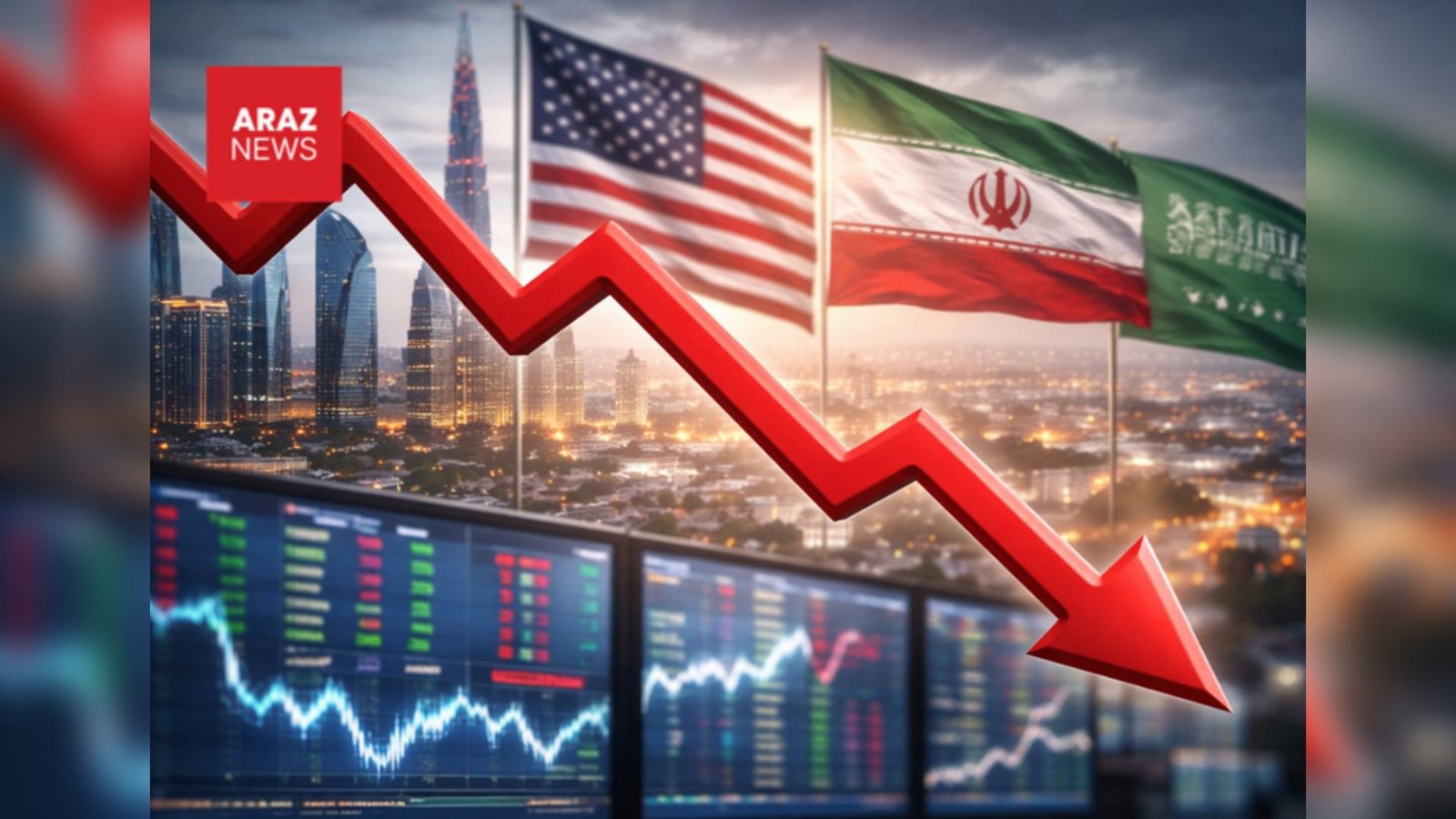 تنش‌هاى ايران و آمريكا بورس‌هاى خليج را منفى كرد