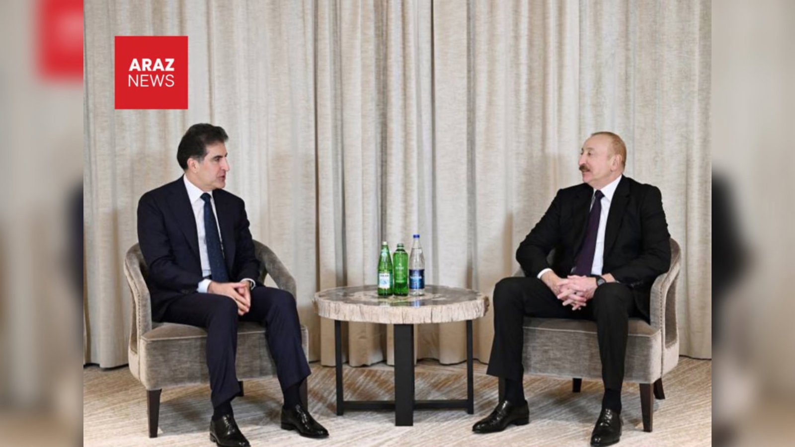  دیدار رئیس‌جمهور آذربایجان با رئیس اقلیم کردستان عراق در مونیخ     