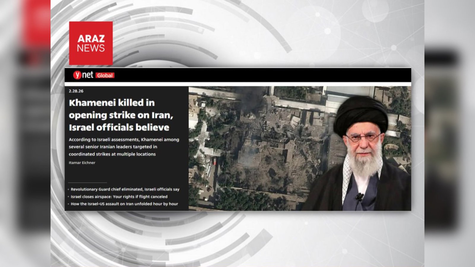 İsrail rəsmiləri: Hücumların ilk dalğasında Əli Xameneinin öldürülməsi ehtimalı