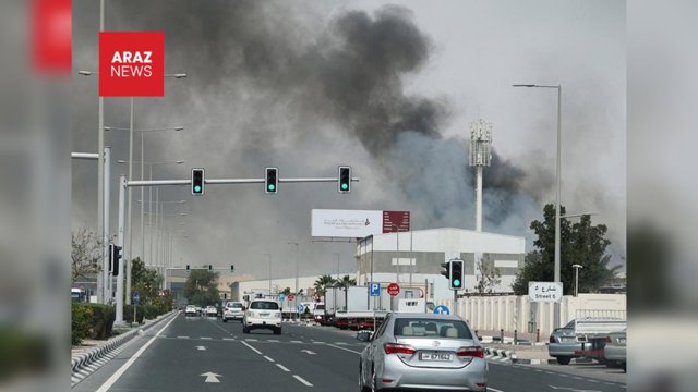  حمله ایران به منامه؛ آتش‌سوزی در مناطق مسکونی پایتخت بحرین                   