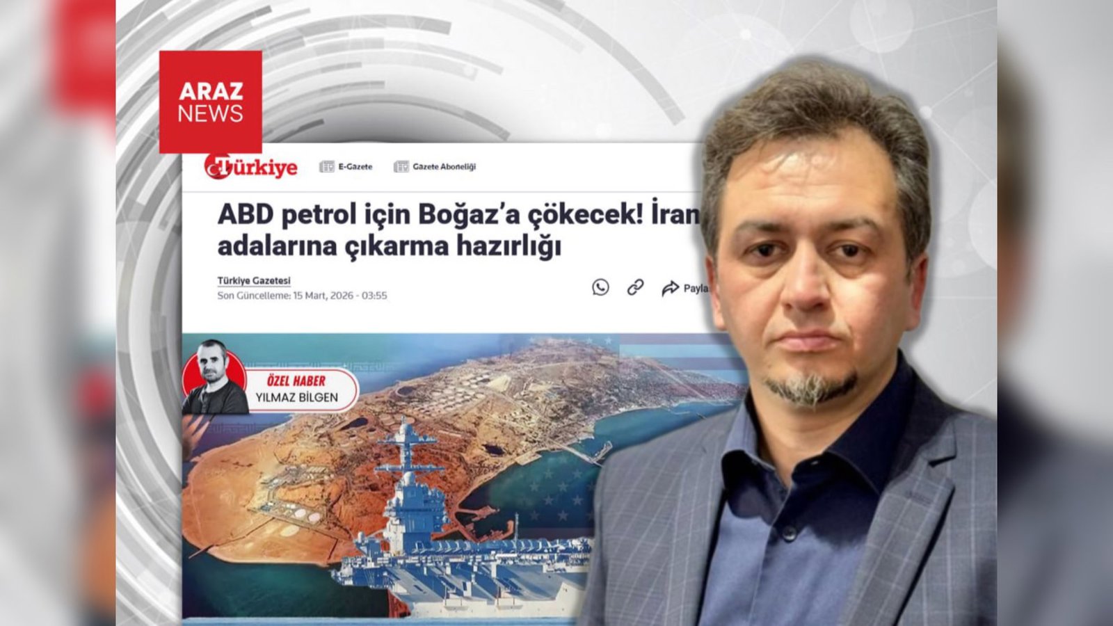 Məcid Cavadı Araz “Türkiye” qəzetinə: “Xarkın nəzarətə götürülməsi İranın neft ixracını xarici güclərin əlinə verə bilər”