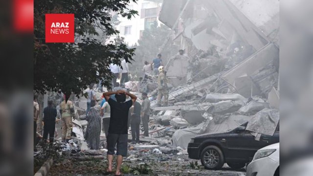 حملات همزمان اسرائيل به تهران و بيروت واعزام نيروهاى آمريكايى به منطقه