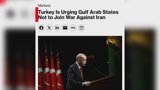  بلومبرگ: ترکیه به کشورهای عربی خلیج فشار می‌آورد وارد جنگ با ایران نشوند    