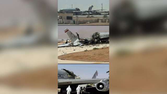 E-3G سنتری آمریکا در پایگاه پرنس سلطان عربستان نابود شد