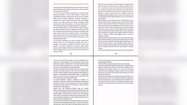  مسعود پزشکیان در پیام به مردم آمریکا، واشینگتن و اسرائیل را مسئول ادامه جنگ دانست          