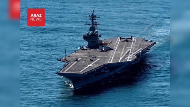 سومین ناو آمریکا در راه منطقه :ناو هواپیمابر «جرالد فورد» به خاورميانه بازگشت