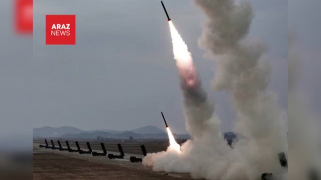 كره شمالى همزمان با جنگ ايران براى نمايش قدرت بار ديگر موشك بالستيك شليك كرد