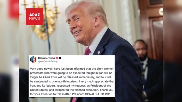  Tramp: İranda 8 etirazçı qadının edamı dayandırılıb