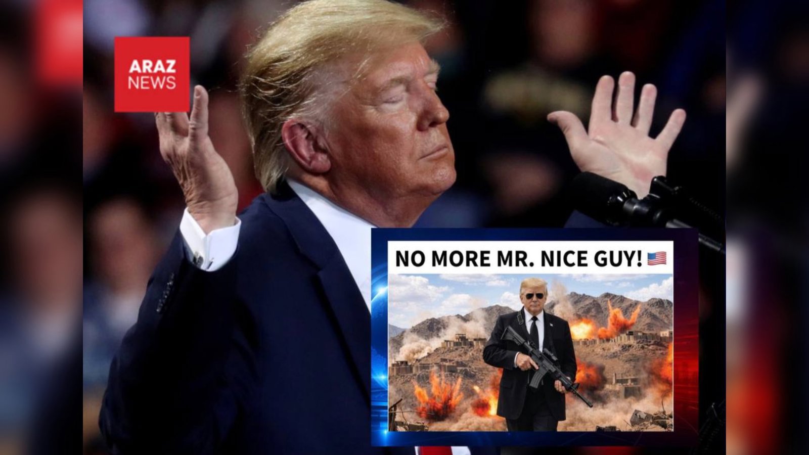 ترامپ: ايران نمى تواند اوضاعش را سر و سامان دهد؛ بهتر است زودتر عاقل شود