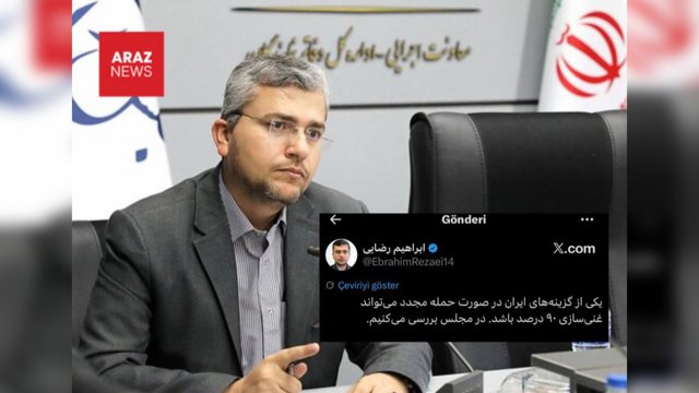  İran rejimi rəsmisi: 90 faizlik zənginləşdirməni yeni hücum halında nəzərdən keçiririk