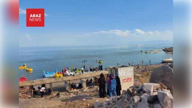 حجم آب دریاچه اورمیه ۱۸ برابر شد؛ دریاچه‌ای که جمهوری اسلامی خشک کرد، دوباره جان می‌گیرد