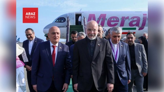 قالیباف برای شرکت در اجلاس کشورهای اسلامی وارد باکو شد