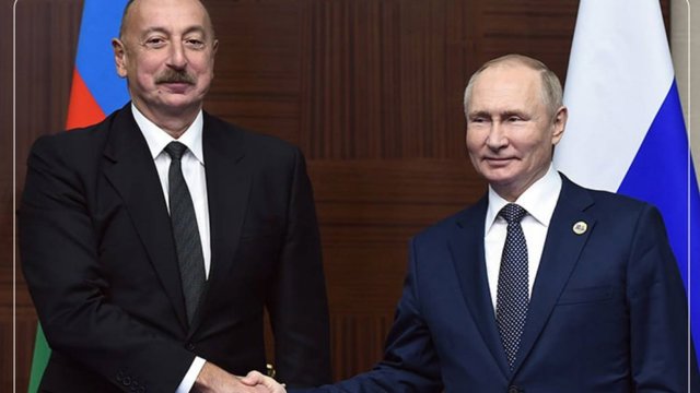 Putin və Əliyev Azərbaycan-Rusiya əməkdaşlığının davam etdirilməsinə vurğu edib