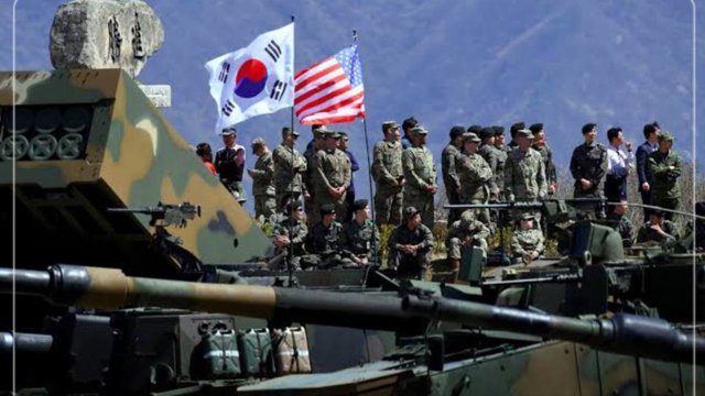 آمریکا و گونئی کوره‌نین اورتاق مانوری باشلادی