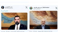 خلیج فارس یا خلیج عربی؟!؛ جنگ عکس‌ها میان رؤسای پارلمان عراق و ایران