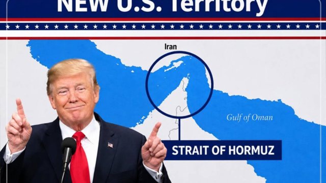 Trump Hörmüz boğazından şəkil paylaşdı: 