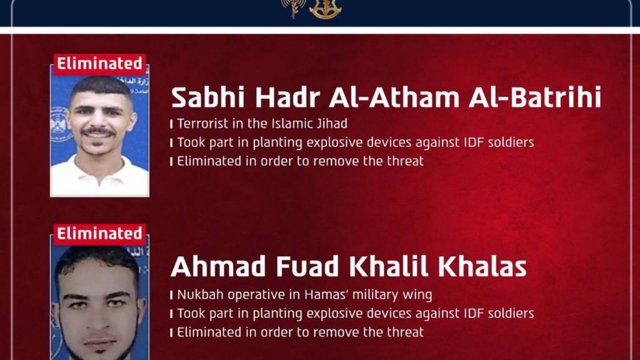 İsrail ordusu: HƏMAS və İslam Cihadın iki üzvü Qəzzada öldürülüb