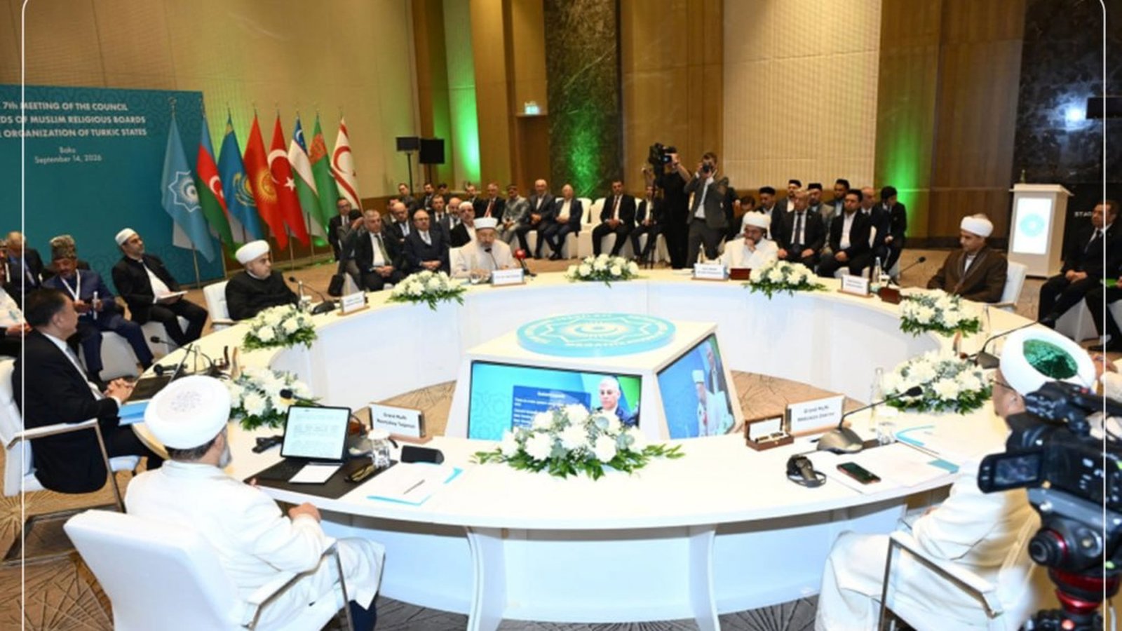 هفتمین نشست رهبران دینی مسلمان سازمان دولت‌های ترک در باکو برگزار شد