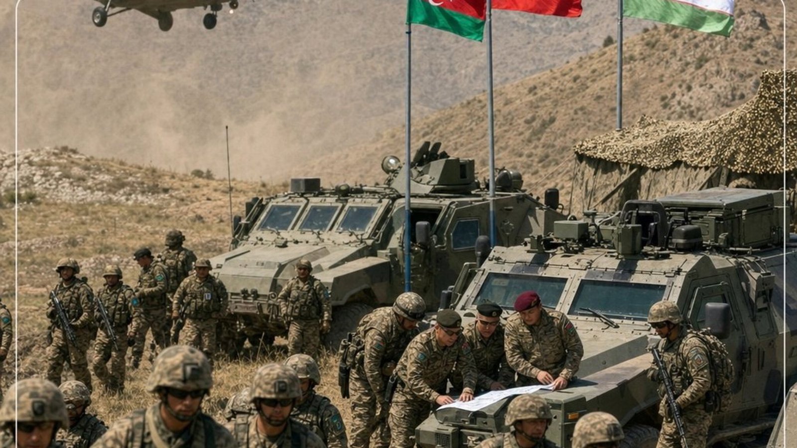 Türk dünyasının hərbi əməkdaşlığında yeni addım: Azərbaycan, Türkiyə və Özbəkistanın Qarabağ və Naxçıvanda birgə təlimi