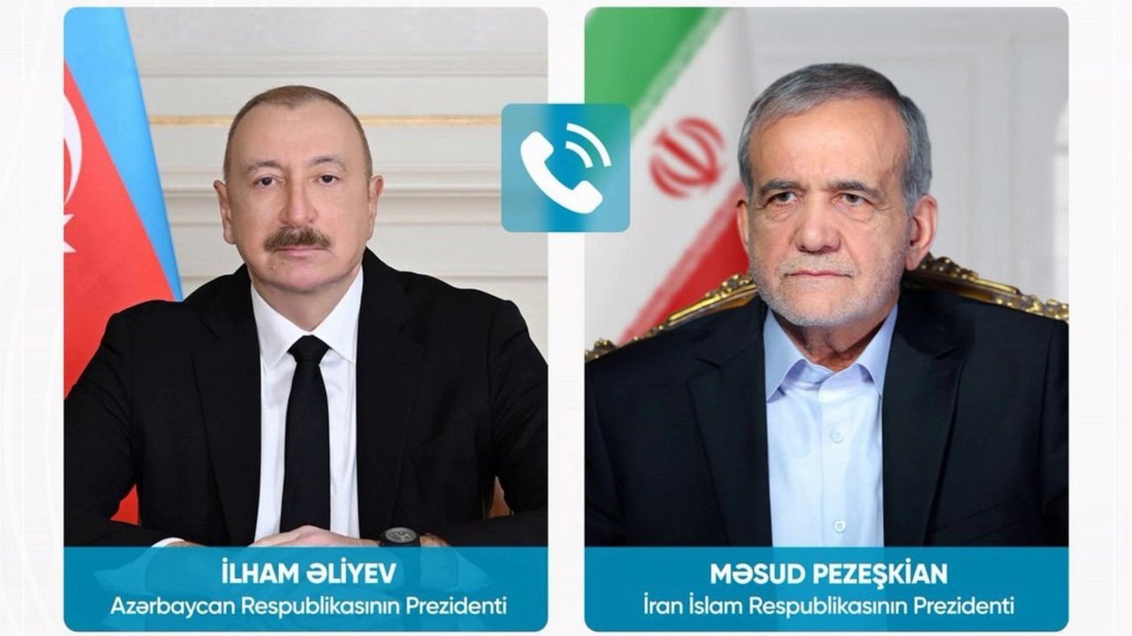 هم‌زمان با سفر هیئت دولتی آزربایجان به ایران: علی‌اف تولد پزشکیان را تلفنی تبریک گفت