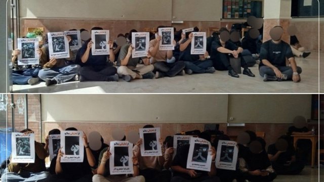 تحصن دانشجویان خواجه‌نصیر در اعتراض به احکام محرومیت از تحصیل