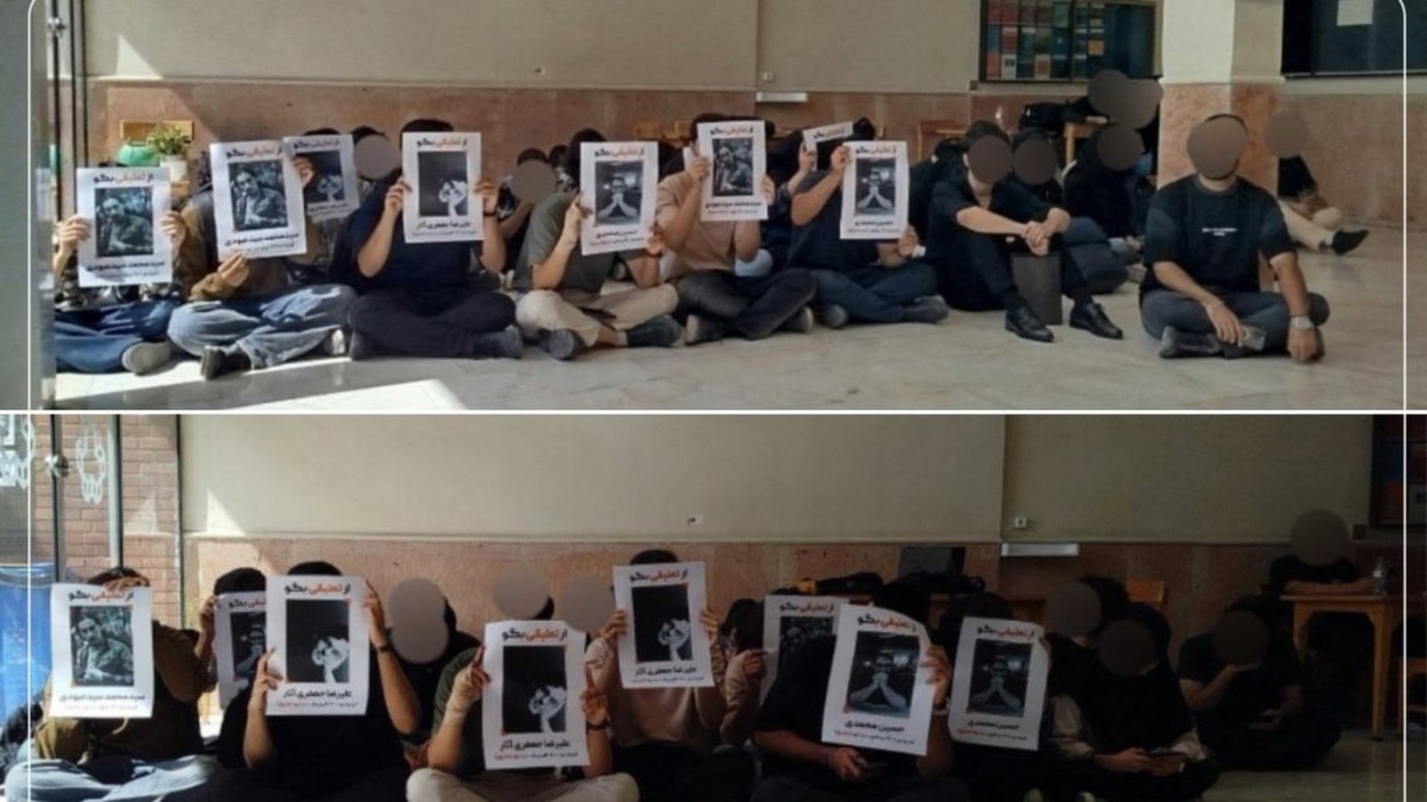 Xacə Nəsirəddin Tusi Universitetinin tələbələri təhsildən məhrumetmə qərarlarına etiraz olaraq oturaq aksiya keçiriblər