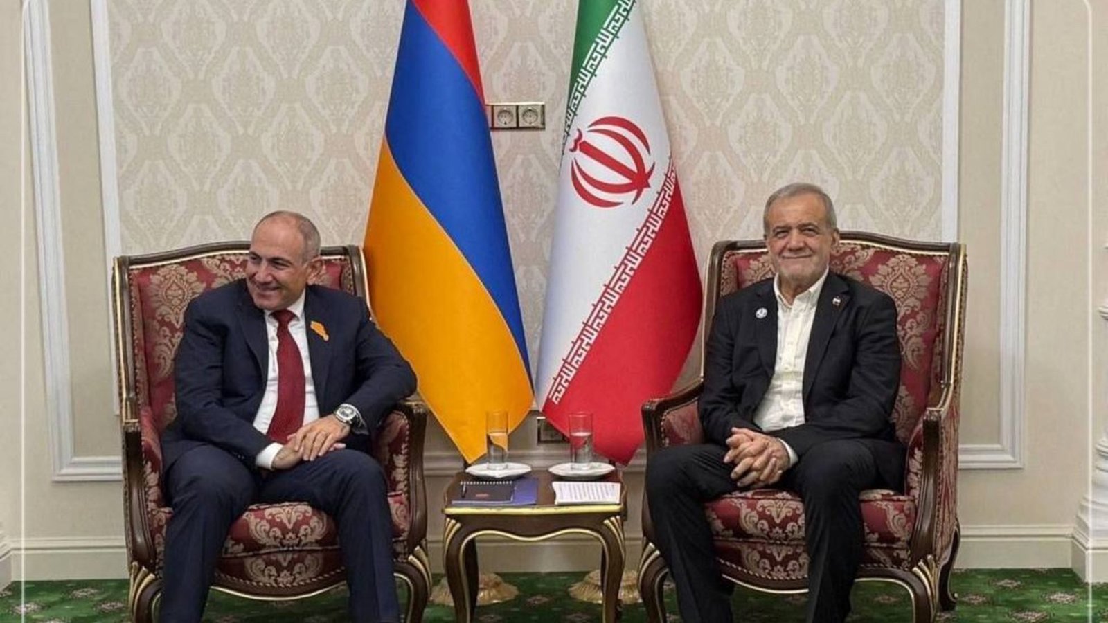 Pezeşkian və Paşinyan Türkmənistanda görüşüblər: Tehran–İrəvan əlaqələrinin genişləndirilməsi vurğulanıb