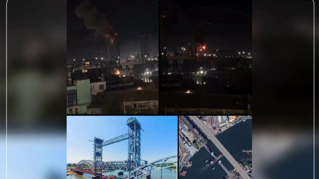 حمله شبانه پهپادهای اوکراین به روستوف: پل راه‌آهن رود دن هدف قرار گرفت و قطارها متوقف شدند