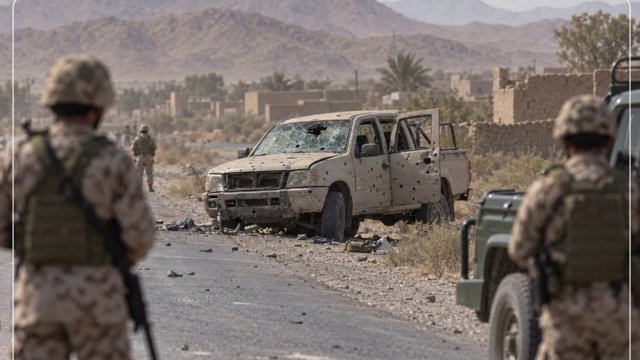 ادامه درگیری‌های مسلحانه در بلوچستان: حمله به خودروی نظامیان در مهرستان؛ یک کشته و سه زخمی