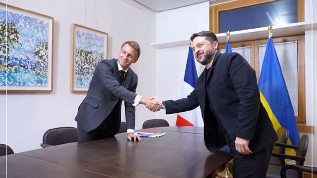 Zelenski Makronla görüşdən sonra: Ukrayna Hərbi Hava Qüvvələrinin gücləndirilməsi üçün yeni paketlər yoldadır