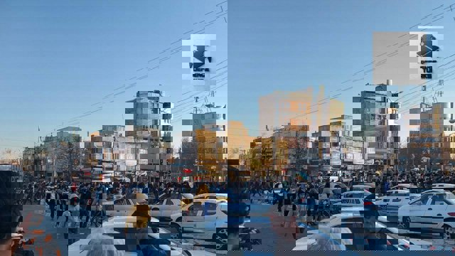 شکل گیری تجمع اعتراضی در اورمیه