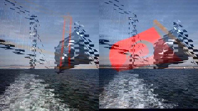 عملیات احداث طولانی‌ترین پل معلق جهان در ترکیه رو به اتمام است