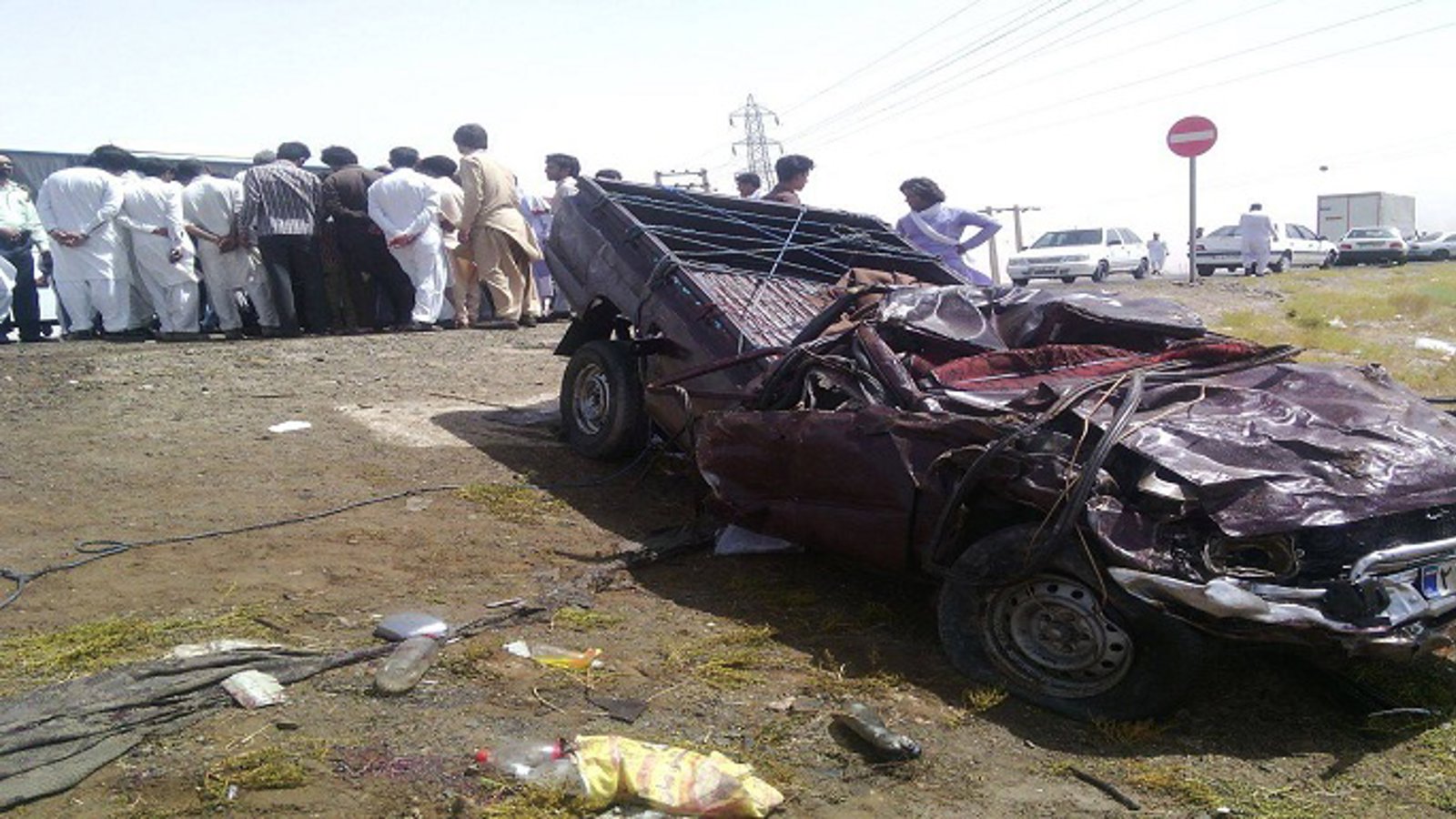 واژگونی خودرو و کشته شدن چهار شهروند بلوچ در اثر تیر اندازی نیروهای انتظامی