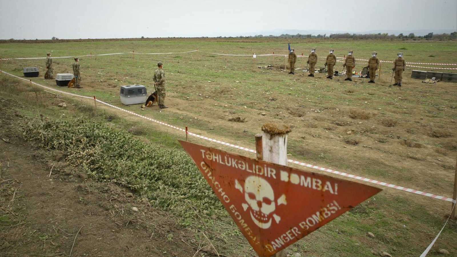 ایشغالدان قورتاریلان توپراقلاردا آزربایجان'ین اؤنونده‌کی انگل: مایین (مین) سورونو