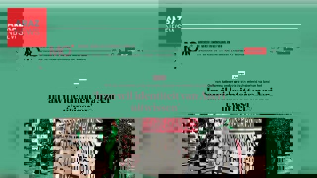 مصاحبه نشریه معتبر بلژیکی با یاشار حکاک‌پور و برندا شیفر در مورد آزربایجان جنوبی