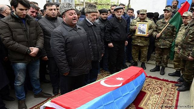 شهادت یک سرباز ارتش آزربایجان در درگیری با اشغالگران ارمنی