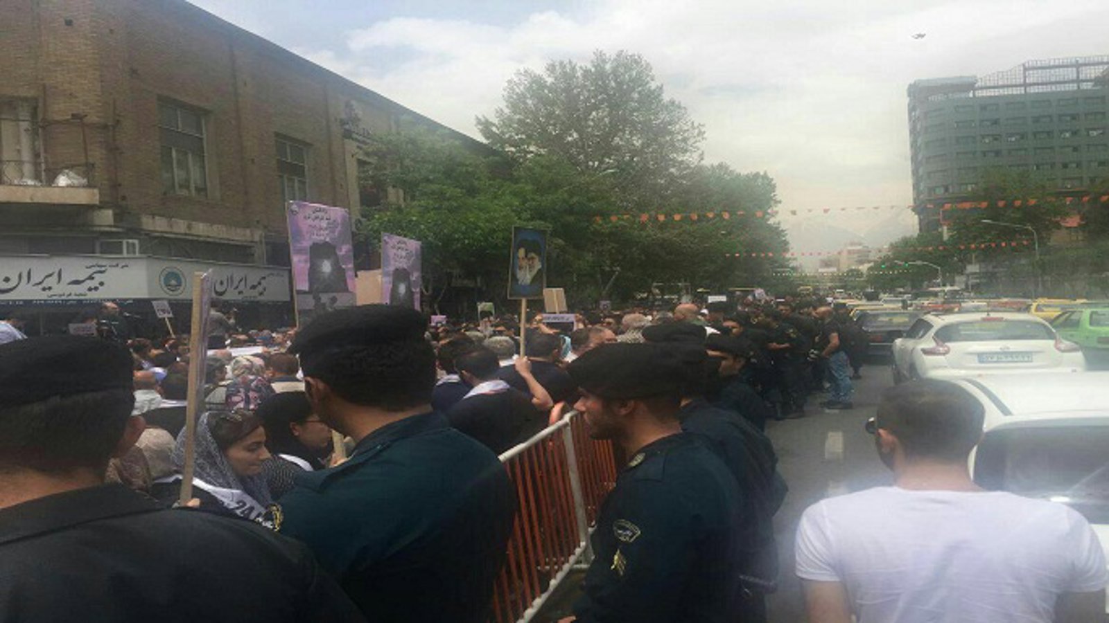 هواداران گروه تروریستی آسالا و داشناک با حمایت حاکمیت ایران در تهران تجمع برگزار کردند