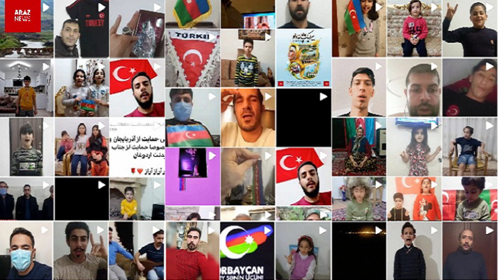 کمپین اعتراضی مردم آزربایجان جنوبی با شعر «آراز، آراز»