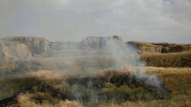 ۵۰۰ هکتار از اراضی طارم زنجان در آتش‌سوزی خاکستر شد