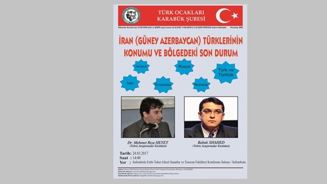 کنفرانس تورکان آزربایجان جنوبی و ایران در شهر کارابوک تورکیه برگزار خواهد شد