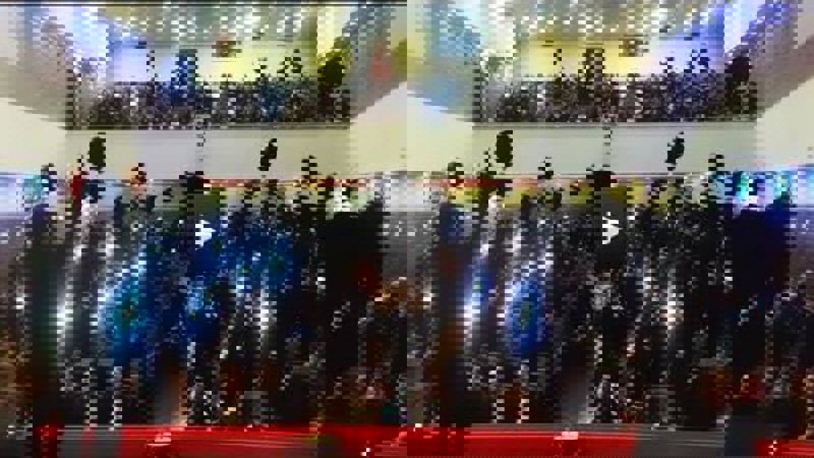 پرتاب چادر به جای کلاه در جشن فارغ‌التحصیلی دختران یزدی+ویدئو