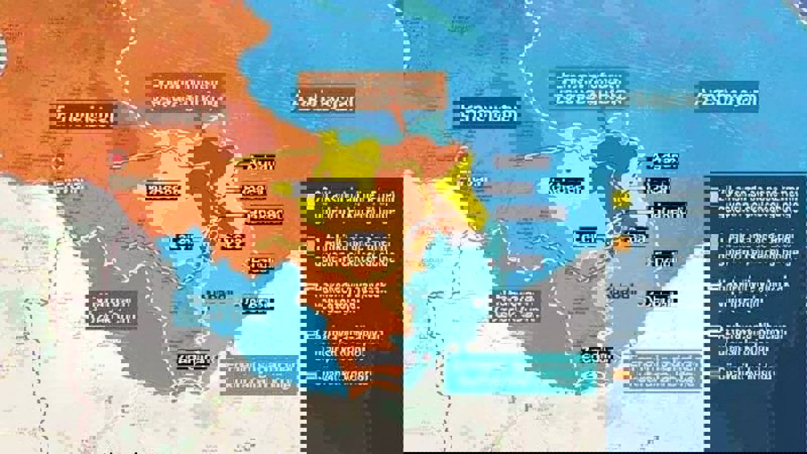 کارشکنی روسیه در روند صلح آزربایجان – ترکیه و ارمنستان