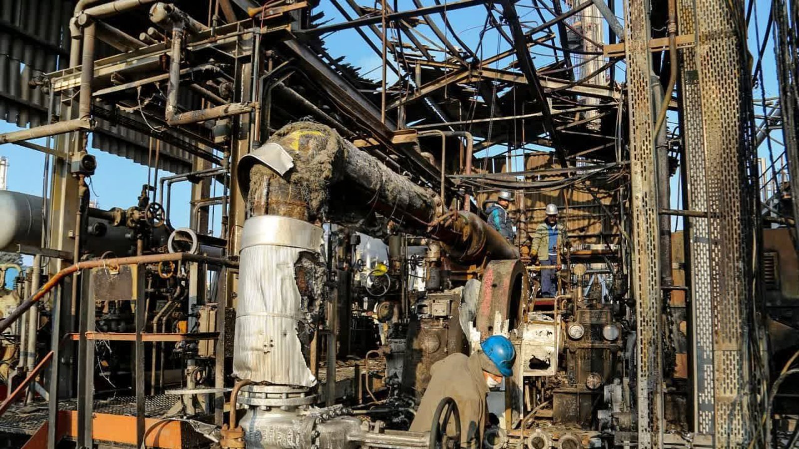 آتش‌سوزی در پالایشگاه تبریز