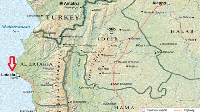 نیروهای دولتی سوریه مناطقی استراتژیک را در استان لاذقیه از دست دادند