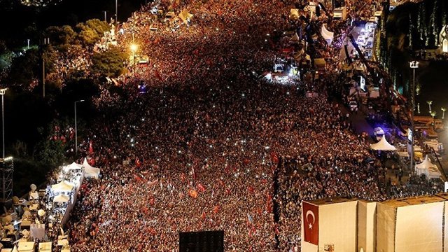 مراسمات یادبود اولین سالگرد حماسه ۱۵ جولای تورکیه برگزار شد