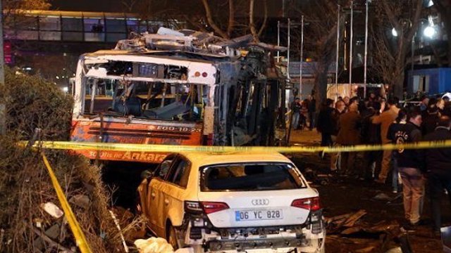 گروه تروریستی پ.ک.ک مسئولیت انفجار تروریستی آنکارا را بر عهده گرفت