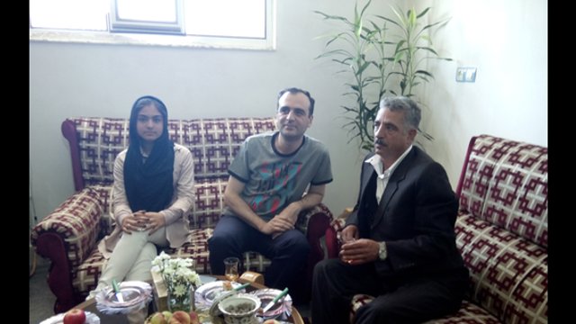 دیدار عزیز پورولی از فعالین سرشناس حرکت ملی آزربایجان با سعید متین پور